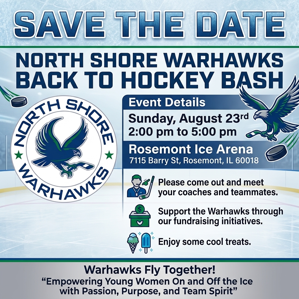 Save the Date - Back to Hockey Bash